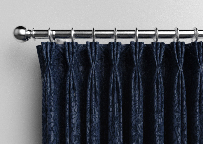 Tiverton, Indigo - Made to Measure Curtains - Image 11